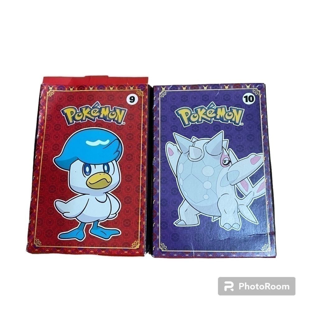 Pokémon McDonalds Card Boxes NEW 9 10